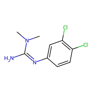 Guanidine, N'-(3,4-dichlorophenyl)-N,N-dimethyl- structure