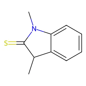 2-Indolinethione, 1,3-dimethyl- structure