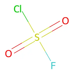 磺酰氟氯 structure