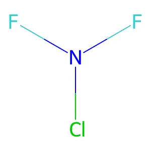 二氟氯化氮 structure