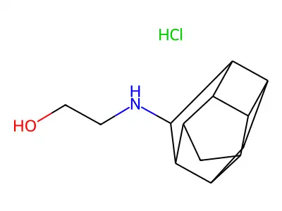 8-(2-Hydroxyethyl)pentacyclo(5.4.0.0(sup 2,6).0(sup 3,10).0(sup 5,9))undecane hydrochloride structure