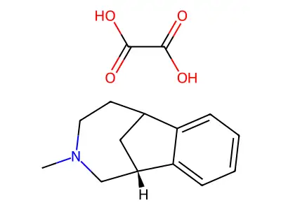 3-Methyl-1,2,3,4,5,6-hexahydro-1,6-methano-3-benzazocinium structure