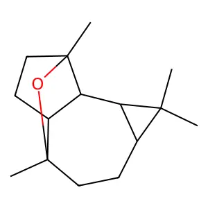 1,1,4,7-Tetramethyldecahydro-1H-4,7-epoxycyclopropa[e]azulene structure