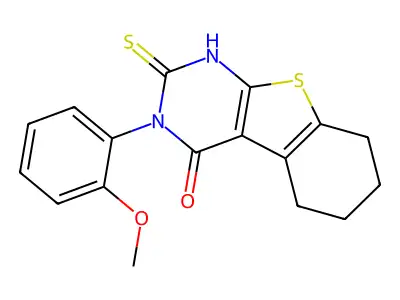 4-(2-Methoxyphenyl)-5-sulfanyl-8-thia-4,6-diazatricyclo[7.4.0.0,2,7]trideca-1(9),2(7),5-trien-3-one structure