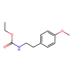 Ethyl [2-(4-methoxyphenyl)ethyl]carbamate structure