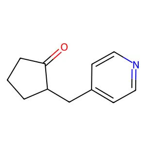 2-(4-Pyridylmethyl)cyclopentanone structure