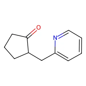 Cyclopentanone, 2-(2-pyridylmethyl)- structure