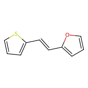 2-[(E)-2-(2-Thienyl)vinyl]furan structure