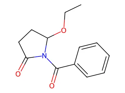 1-Benzoyl-5-ethoxypyrrolidin-2-one structure