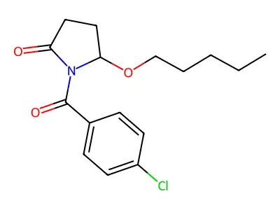 1-(4-Chlorobenzoyl)-5-(pentyloxy)pyrrolidin-2-one structure