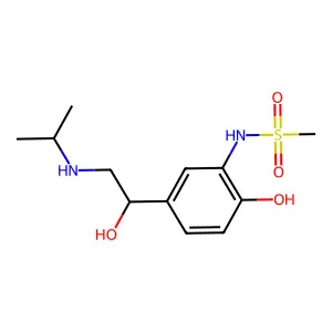 Soterenol structure