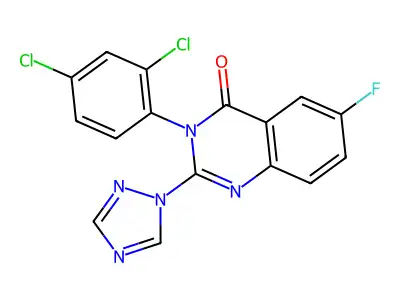 氟喹唑 structure