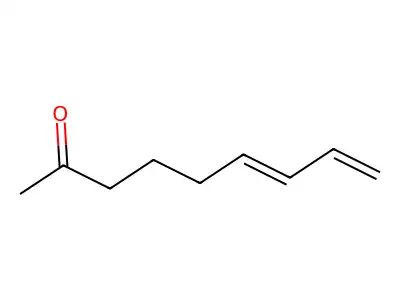 (6E)-nona-6,8-dien-2-one structure
