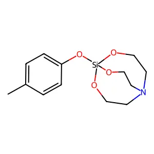 2,8,9-Trioxa-5-aza-1-silabicyclo(3.3.3)undecane, 1-(p-tolyloxy)- structure