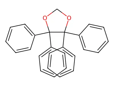 4,4,5,5-Tetraphenyl-1,3-dioxolane structure