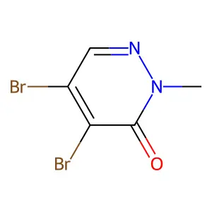 3(2H)-Pyridazinone, 4,5-dibromo-2-methyl- structure