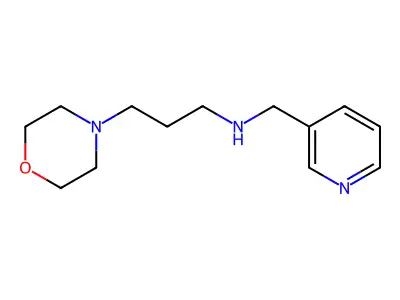 (3-Morpholin-4-yl-propyl)-pyridin-3-ylmethyl-amine structure