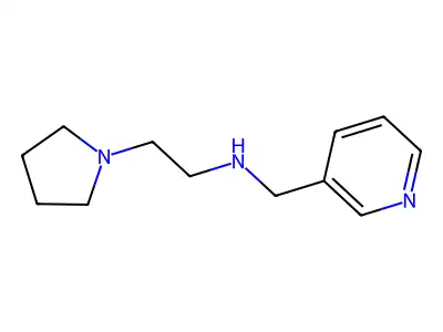 n-(Pyridin-3-ylmethyl)-2-(pyrrolidin-1-yl)ethan-1-amine structure