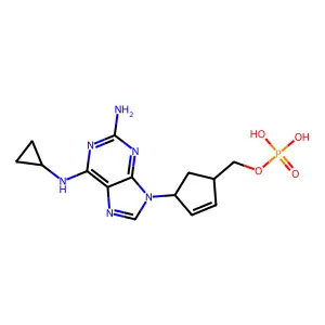 Abacavir 5'-monophosphate structure