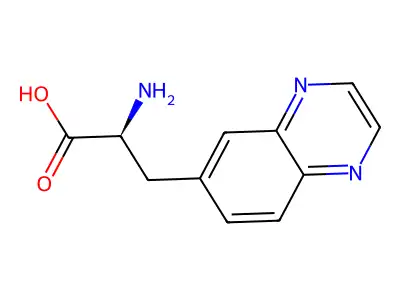 3-(6-Quinoxalinyl)alanine structure