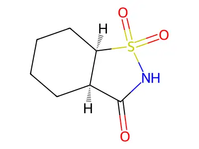 Octahydro-1lambda6,2-benzothiazole-1,1,3-trione structure