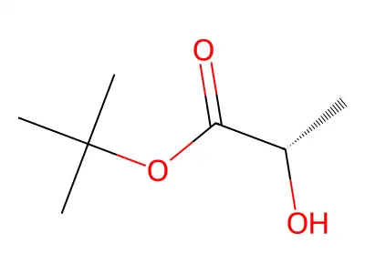 Tert-butyl 2-hydroxypropanoate structure