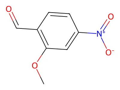 2-Methoxy-4-nitrobenzaldehyde structure