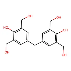 (Methylenebis(2-hydroxybenzene-5,3,1-triyl))tetramethanol structure