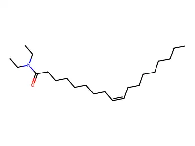 N,N-二乙基-9-十八碳烯酰胺 structure