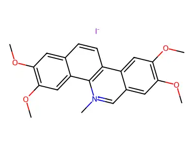 O-Methylfagaronine iodide structure