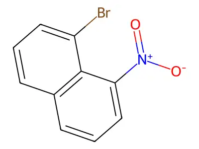 Naphthalene, 1-bromo-8-nitro- structure
