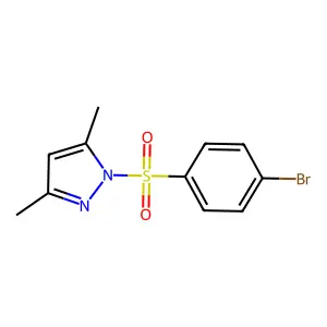 1-(4-Bromophenyl)sulfonyl-3,5-dimethylpyrazole structure