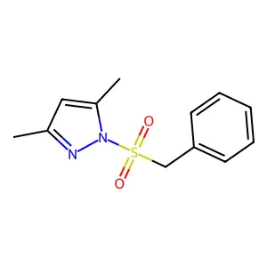 1-Benzylsulfonyl-3,5-dimethylpyrazole structure