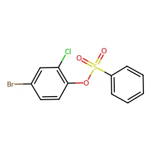 4-溴-2-氯苯基苯磺酸酯 structure
