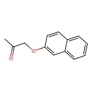 1-(2-Naphthalenyloxy)-2-propanone structure