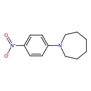 1H-Azepine, hexahydro-1-(4-nitrophenyl)- structure
