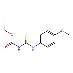 ethyl N-[(4-methoxyphenyl)carbamothioyl]carbamate structure