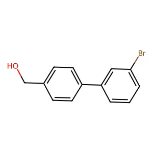 (3'-Bromo-[1,1'-biphenyl]-4-yl)methanol structure