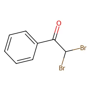 2,2-Dibromo-1-phenylethanone structure