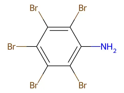 Benzenamine, 2,3,4,5,6-pentabromo- structure