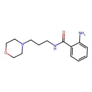 2-Amino-N-[3-(morpholin-4-yl)propyl]benzamide structure