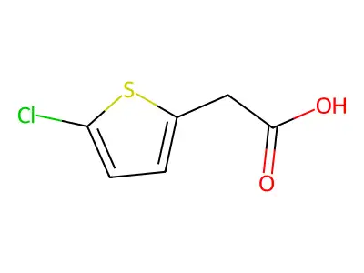 2-(5-chlorothiophen-2-yl)acetic Acid structure