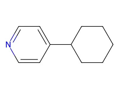 4-Cyclohexylpyridine structure