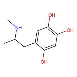 2,4,5-三羟基甲基苯丙胺 structure