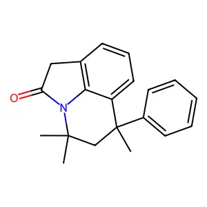 4,4,6-Trimethyl-6-phenyl-5,6-dihydro-4H-pyrrolo[3,2,1-ij]quinolin-2(1H)-one structure
