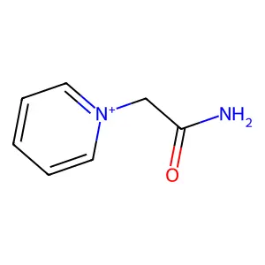 Pyridinium, 1-(2-amino-2-oxoethyl)- structure