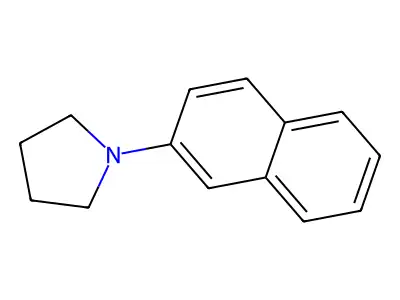 1-(2-Naphthyl)pyrrolidine structure