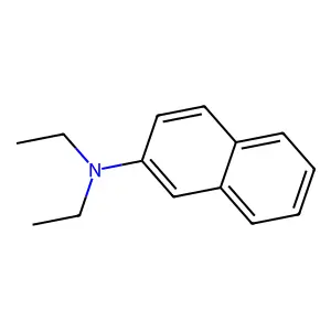 N,N-diethylnaphthalen-2-amine structure