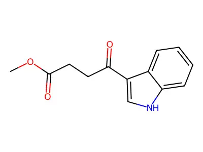 methyl 4-(1H-indol-3-yl)-4-oxobutanoate structure