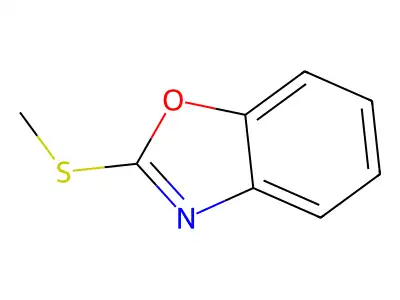 2-(Methylthio)benzoxazole structure